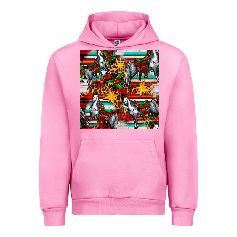 Christmas Horse Leopard Tartan Urban Hoodie by FaDigitalArtStudio | Teevron