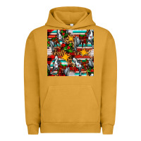 Pigment Peanut Butter christmas horse leopard tartan Urban Hoodie - FaDigitalArtStudio