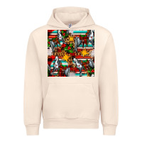 Sandshell christmas horse leopard tartan Urban Hoodie - FaDigitalArtStudio