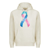 Oatmeal Heather thyroid cancer ribbon fa element Premium Hoodie - FaDigitalArtStudio