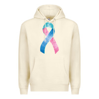 Sandshell thyroid cancer ribbon fa element Premium Hoodie - FaDigitalArtStudio