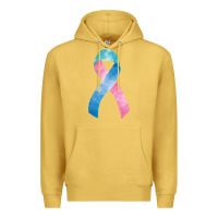 Antique Gold thyroid cancer ribbon fa element Premium Hoodie - FaDigitalArtStudio