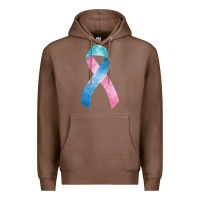 Chestnut thyroid cancer ribbon fa element Premium Hoodie - FaDigitalArtStudio