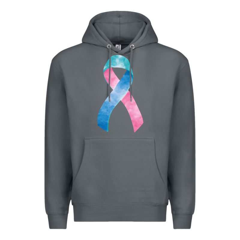 Thyroid Cancer Ribbon Fa Element Premium Hoodie by FaDigitalArtStudio | Teevron