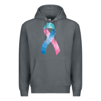 Rock thyroid cancer ribbon fa element Premium Hoodie - FaDigitalArtStudio