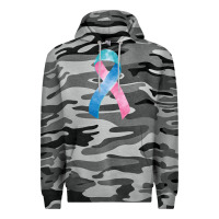Slate Camo thyroid cancer ribbon fa element Premium Hoodie - FaDigitalArtStudio