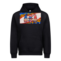 Black usa gnome license plate Urban Hoodie - HRA Design Shop