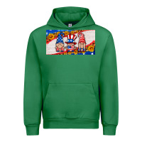 Emerald usa gnome license plate Urban Hoodie - HRA Design Shop