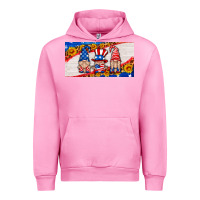 Fuchsia Pink usa gnome license plate Urban Hoodie - HRA Design Shop