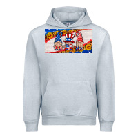 Heather Grey usa gnome license plate Urban Hoodie - HRA Design Shop