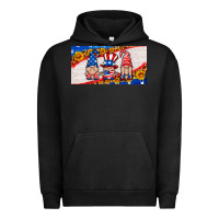 Pigment Black usa gnome license plate Urban Hoodie - HRA Design Shop