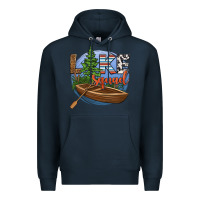 Navy lake squad Premium Hoodie - HRA Design Shop