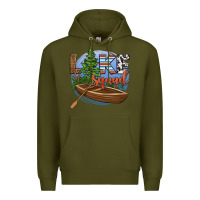 Army Green lake squad Premium Hoodie - HRA Design Shop