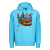 Ocean Blue lake squad Premium Hoodie - HRA Design Shop