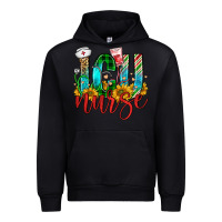 Foreset Green christmas icu nurse Urban Hoodie - FaDigitalArtStudio