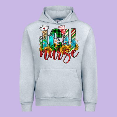 Christmas Icu Nurse Urban Hoodie Designed By Fadigitalartstudio