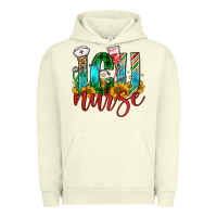 Pigment Pistachio christmas icu nurse Urban Hoodie - FaDigitalArtStudio