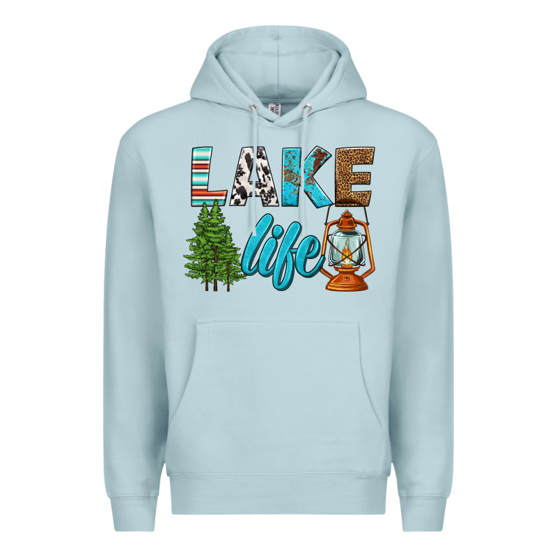 Lake Life Premium Hoodie by HRA Design Shop | Teevron