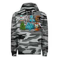 Slate Camo lake life Premium Hoodie - HRA Design Shop