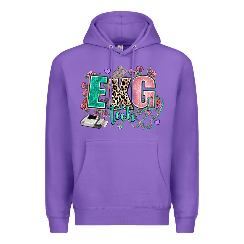Ekg Tech Premium Hoodie by AdoDesignShop | Teevron