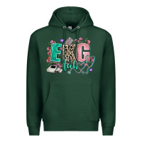 Sports Green ekg tech Premium Hoodie - AdoDesignShop