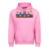 Fuchsia Pink usa gnome libbey cup Urban Hoodie - HRA Design Shop
