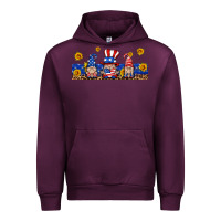 Mauve Wine usa gnome libbey cup Urban Hoodie - HRA Design Shop
