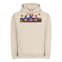 Pigment French Oak usa gnome libbey cup Urban Hoodie - HRA Design Shop
