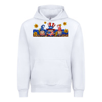 White usa gnome libbey cup Urban Hoodie - HRA Design Shop