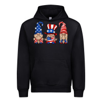 Black usa gnome Urban Hoodie - HRA Design Shop