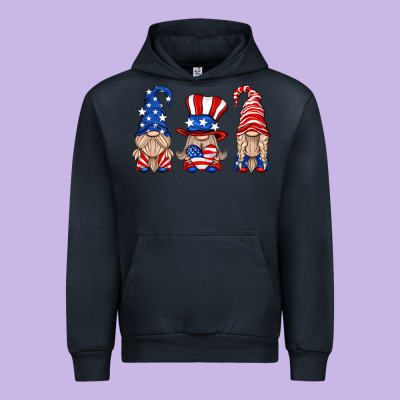 Usa Gnome Urban Hoodie Designed By Hra Design Shop