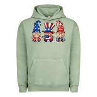 Pigment Oil Green usa gnome Urban Hoodie - HRA Design Shop