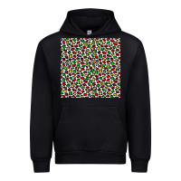 Black christmas leopard Urban Hoodie - FaDigitalArtStudio