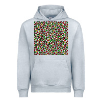 Heather Grey christmas leopard Urban Hoodie - FaDigitalArtStudio
