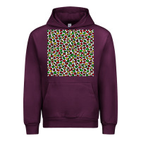 Mauve Wine christmas leopard Urban Hoodie - FaDigitalArtStudio