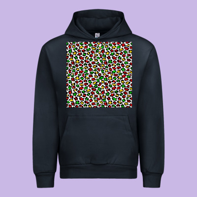 Christmas Leopard Urban Hoodie Designed By Fadigitalartstudio
