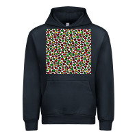 Navy christmas leopard Urban Hoodie - FaDigitalArtStudio