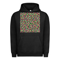 Pigment Black christmas leopard Urban Hoodie - FaDigitalArtStudio