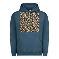 Pigment Midnight Navy christmas leopard Urban Hoodie - FaDigitalArtStudio
