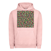 Pigment Salmon christmas leopard Urban Hoodie - FaDigitalArtStudio