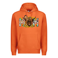 Carrot mom highland cow Premium Hoodie - RacoonDesign