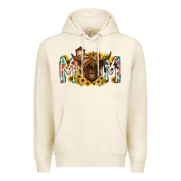 Tofu mom highland cow Premium Hoodie - RacoonDesign