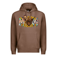 Chestnut mom highland cow Premium Hoodie - RacoonDesign