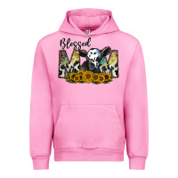 Fuchsia Pink blessed Urban Hoodie - CowhideDigitalArt