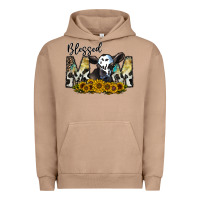 Pigment Burro blessed Urban Hoodie - CowhideDigitalArt