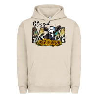 Pigment French Oak blessed Urban Hoodie - CowhideDigitalArt
