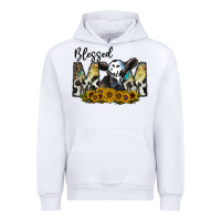 White blessed Urban Hoodie - CowhideDigitalArt