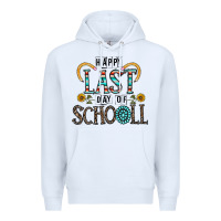 White happy last schopol Premium Hoodie - CowhideDigitalArt