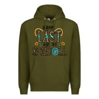 Army Green happy last schopol Premium Hoodie - CowhideDigitalArt