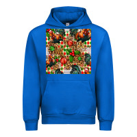 Cobalt christmas leopard chicken Urban Hoodie - FaDigitalArtStudio